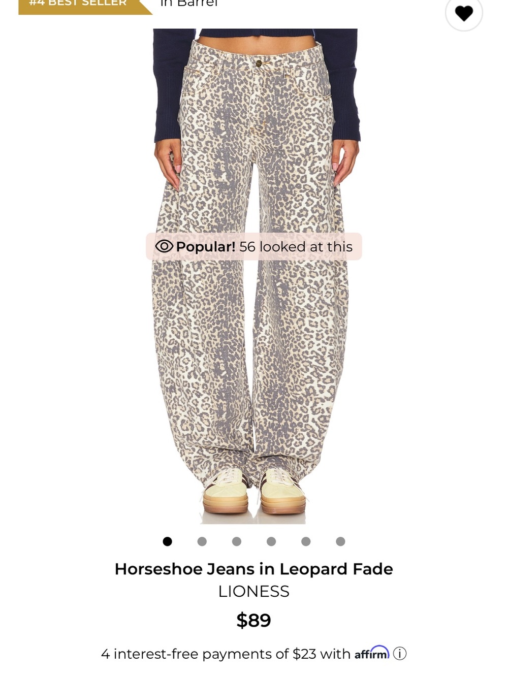 lioness
leopard jeans